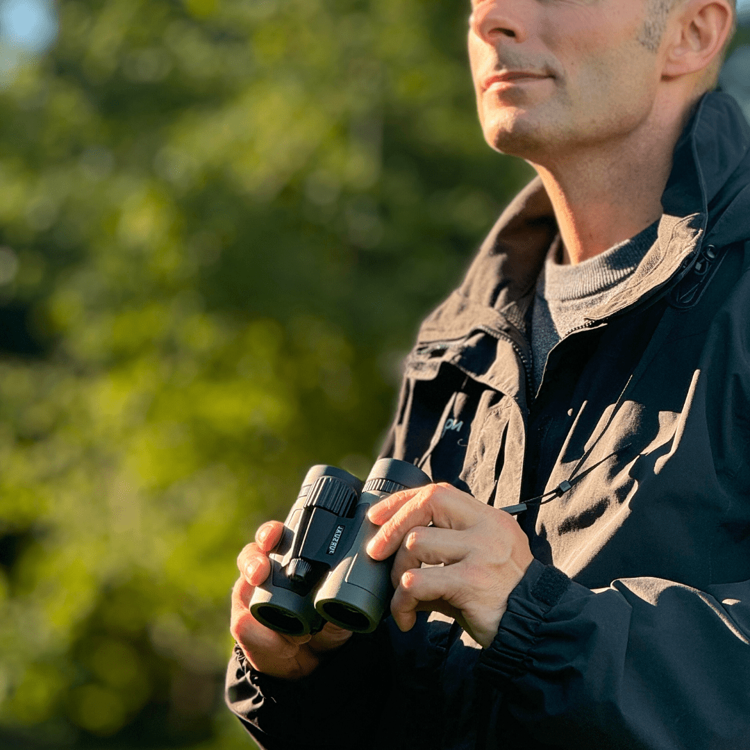 PROTOBIRD 8x32 HD Binoculars in Woodland Khaki - Pursual