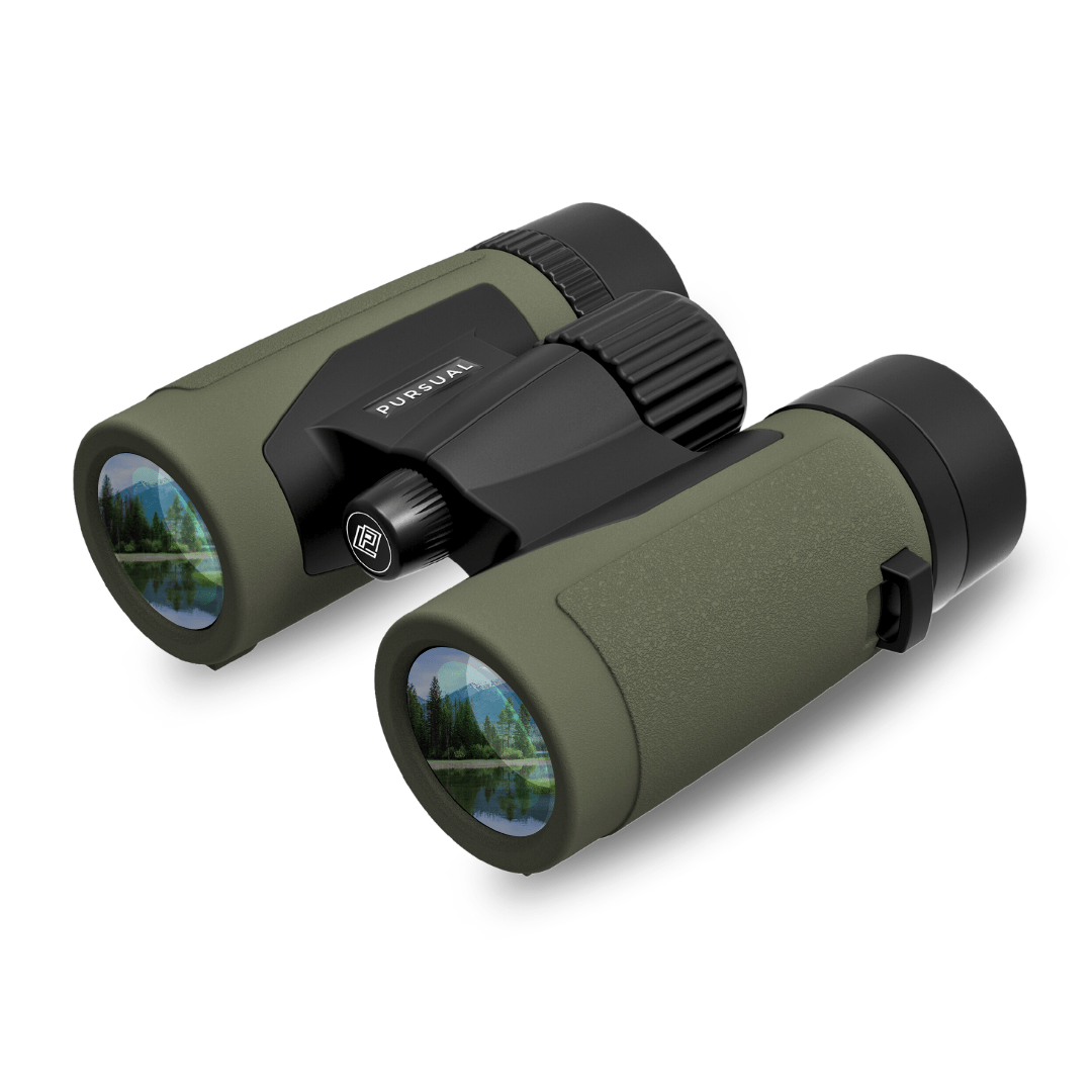 PROTOBIRD 8x32 HD Binoculars in Woodland Khaki - Pursual