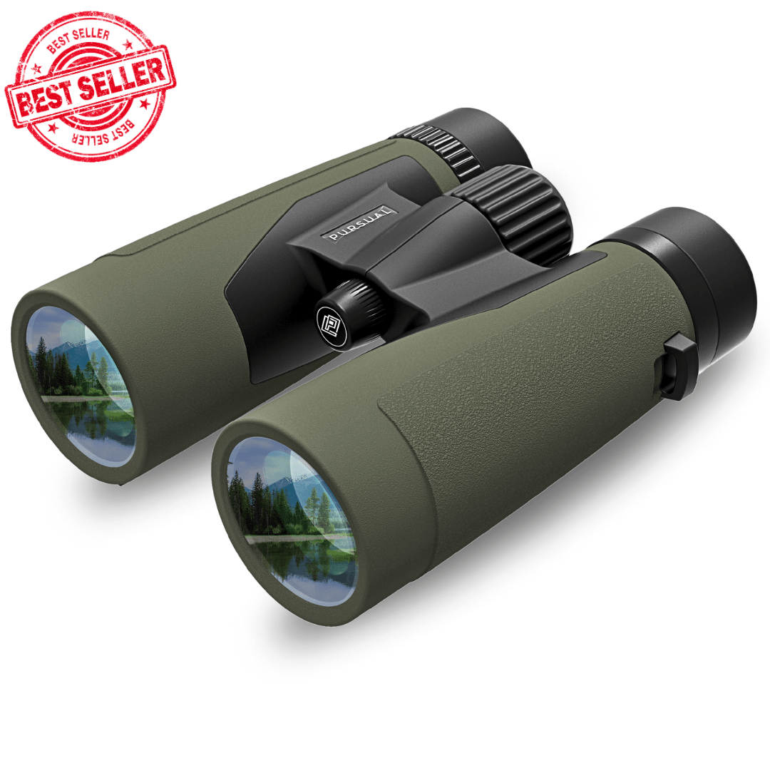 PROTOBIRD 10x42 HD Binoculars in Woodland Khaki - Pursual