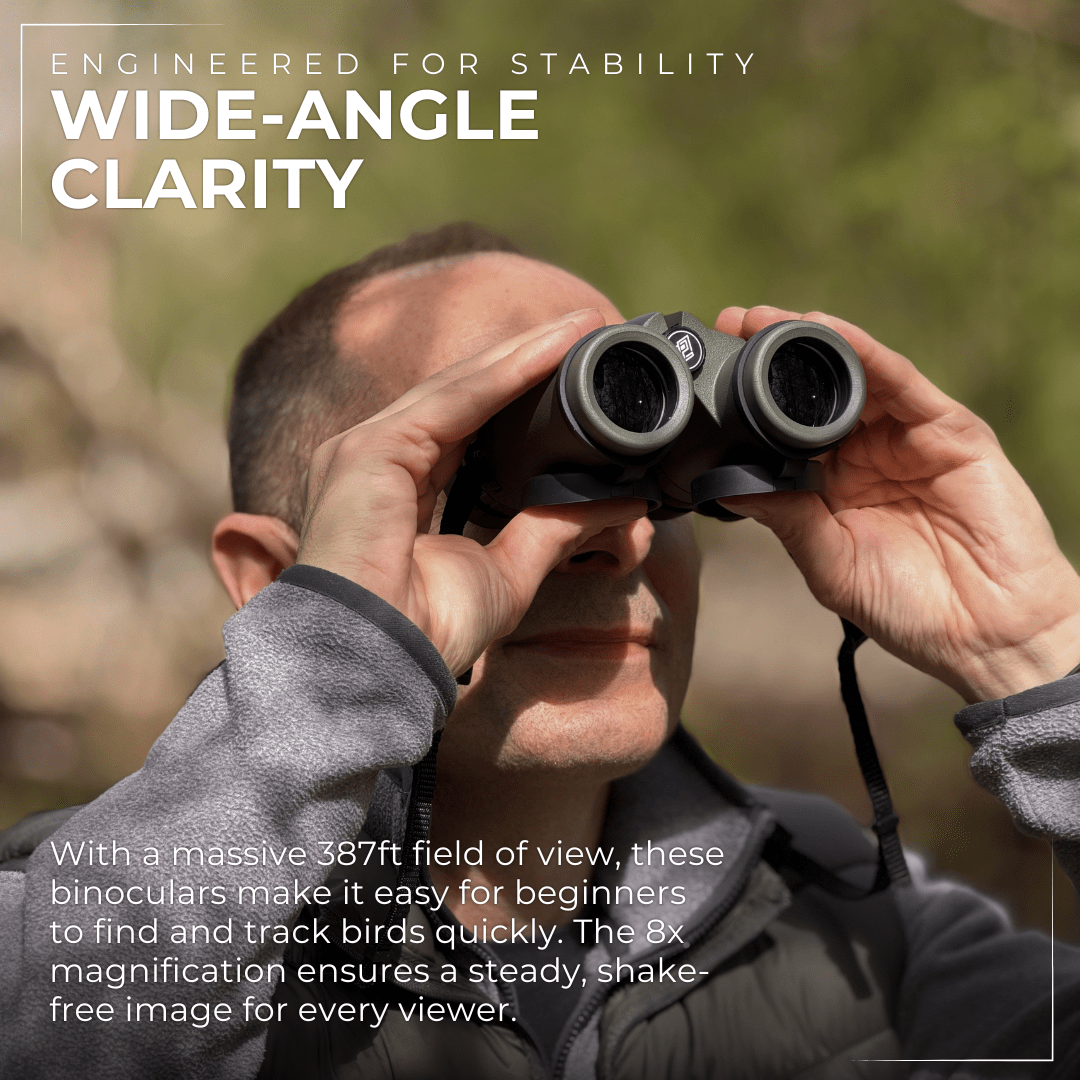 FOREFRONT 8x32 Binoculars in Forest Green - Pursual