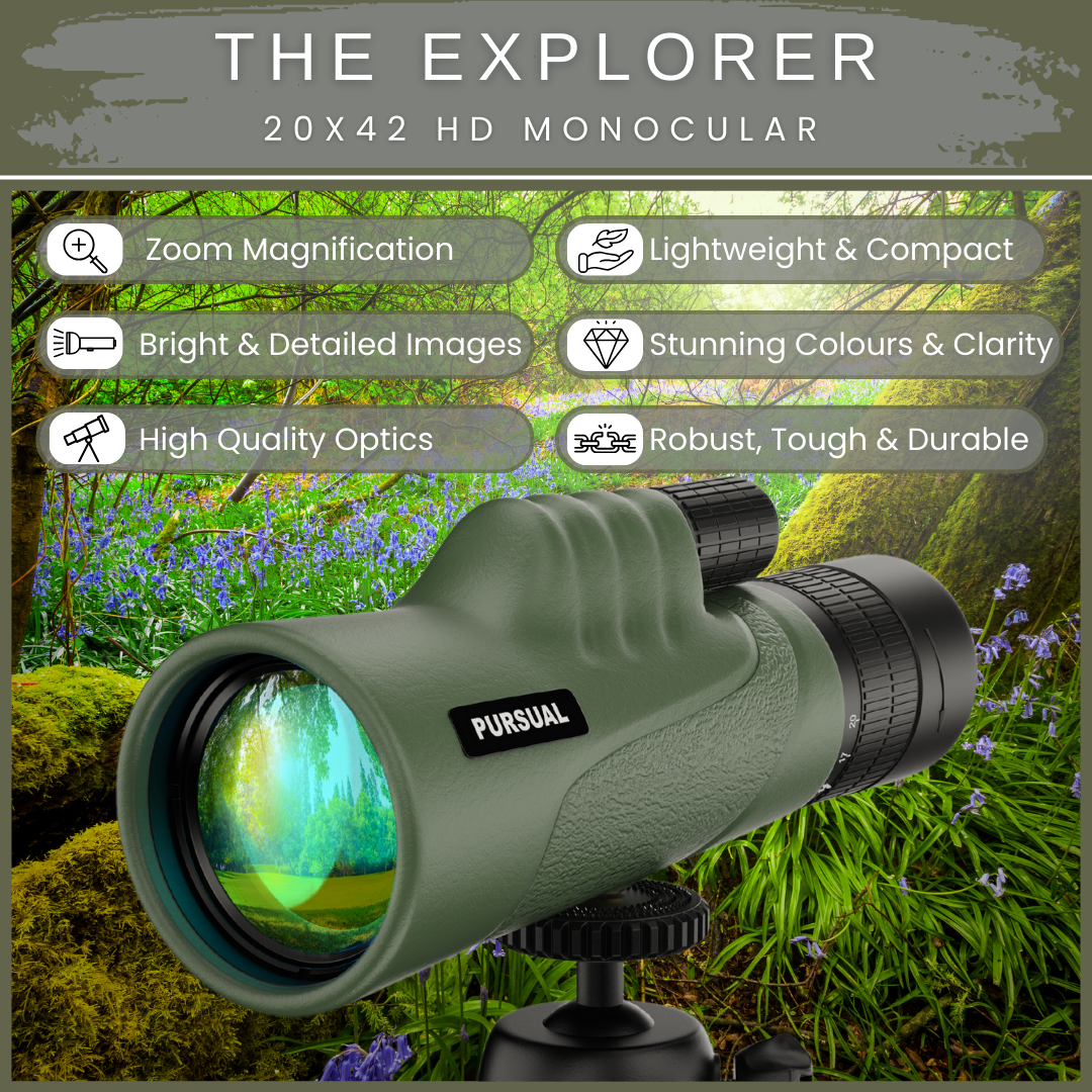EXPLORER 20x42 HD Zoom Monocular Telescope