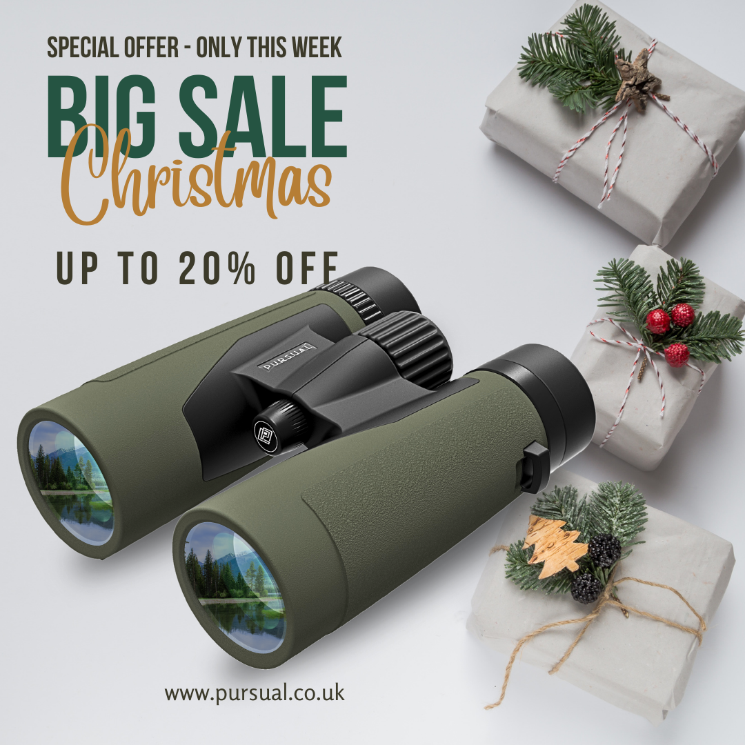 PROTOBIRD 10x42 HD Binoculars in Woodland Khaki