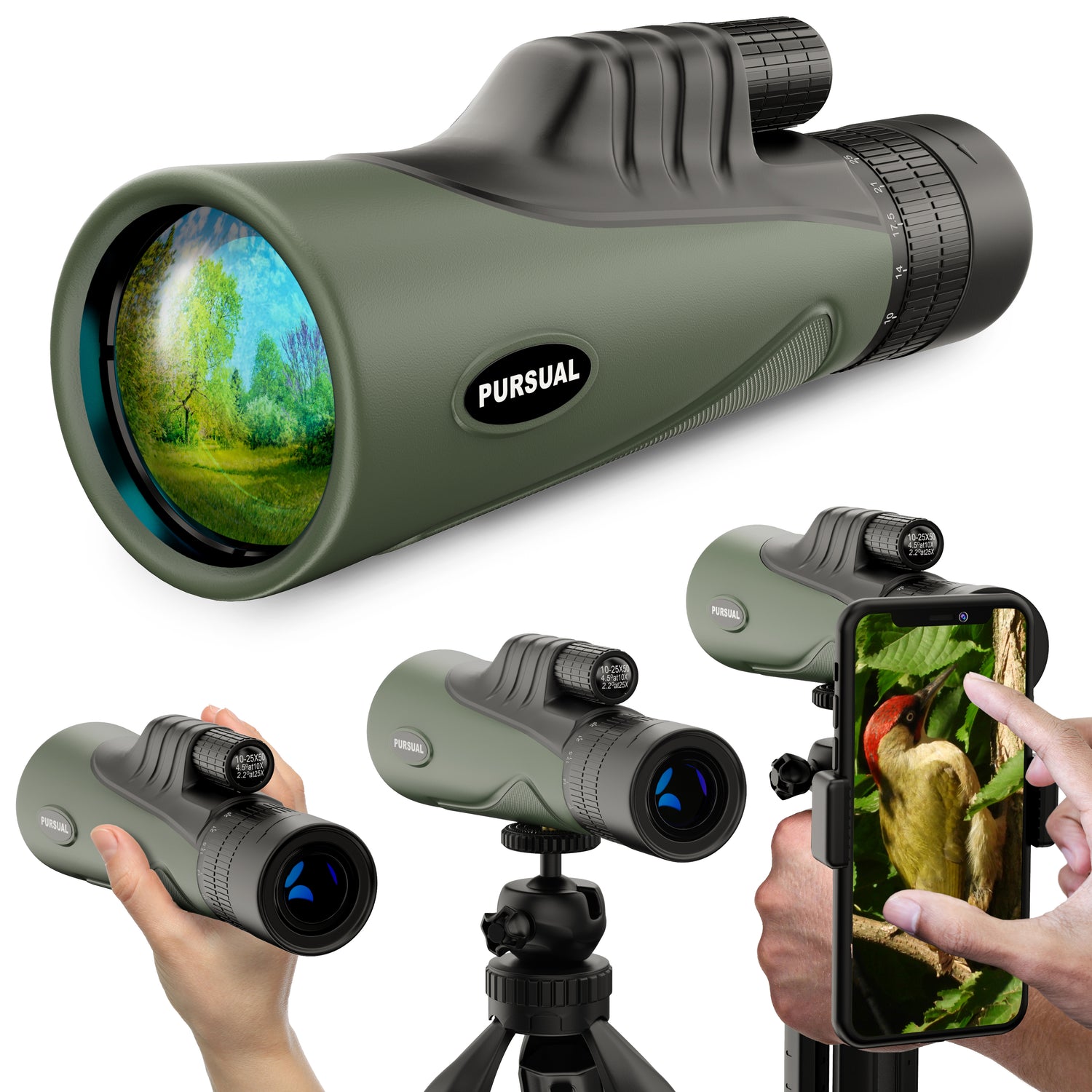 VENTURER 25x50 HD Zoom Monocular Telescope
