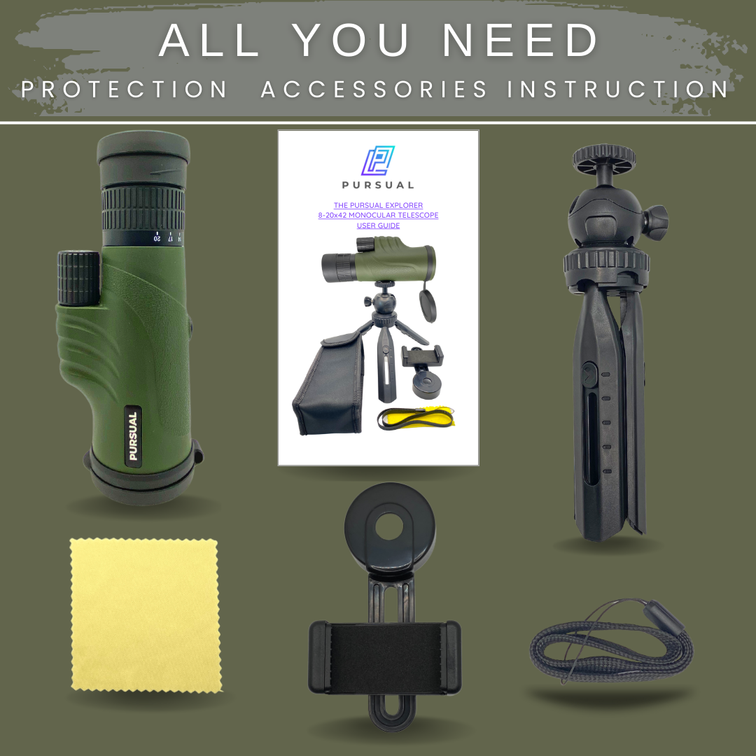 EXPLORER 20x42 HD Zoom Monocular Telescope