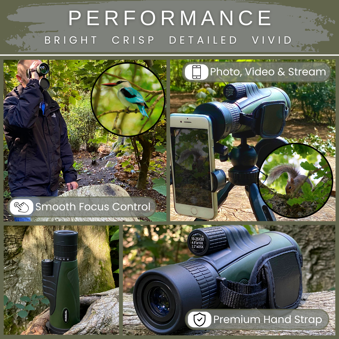 VENTURER 25x50 HD Zoom Monocular Telescope