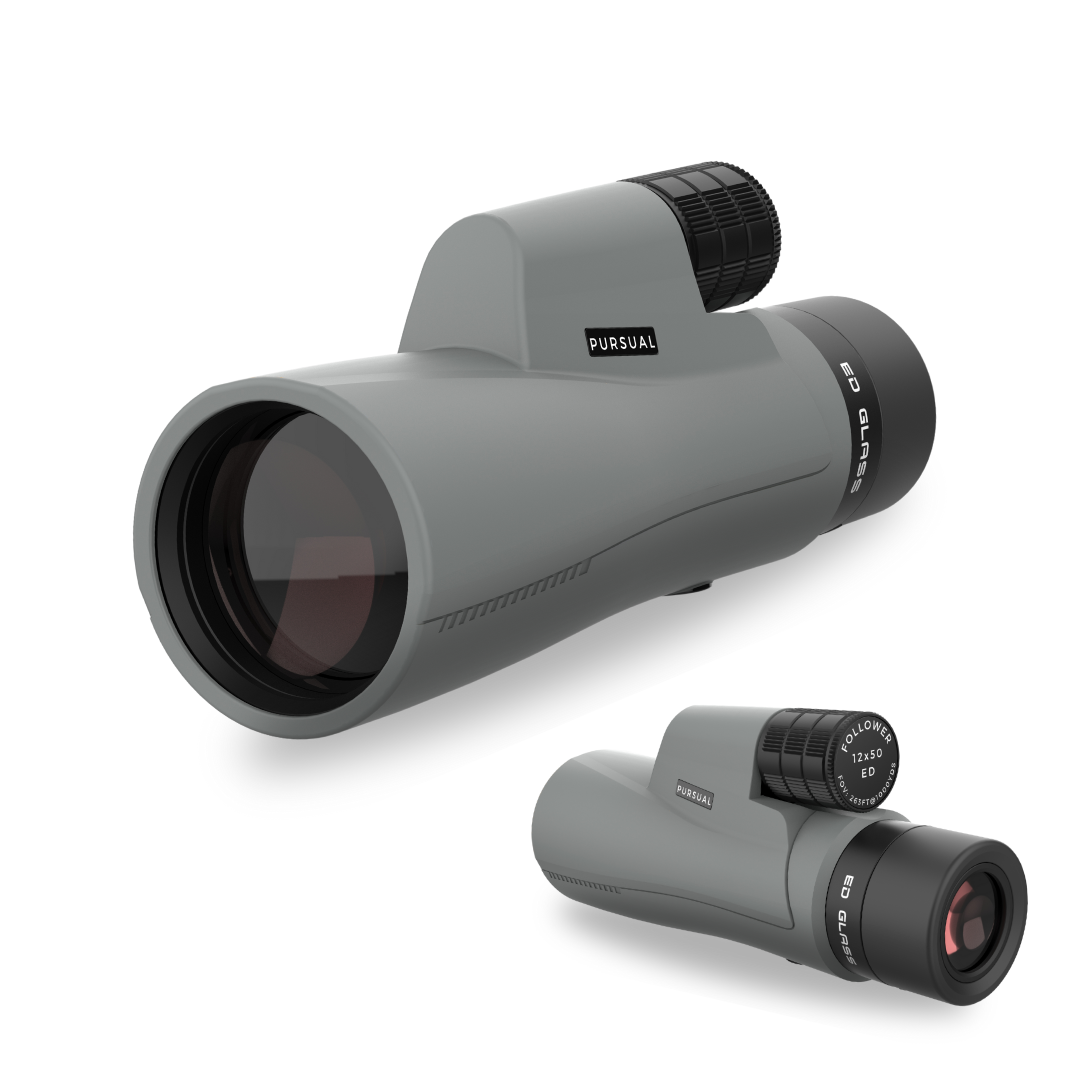 FOLLOWER 12x50 ED Monocular in Urban Grey