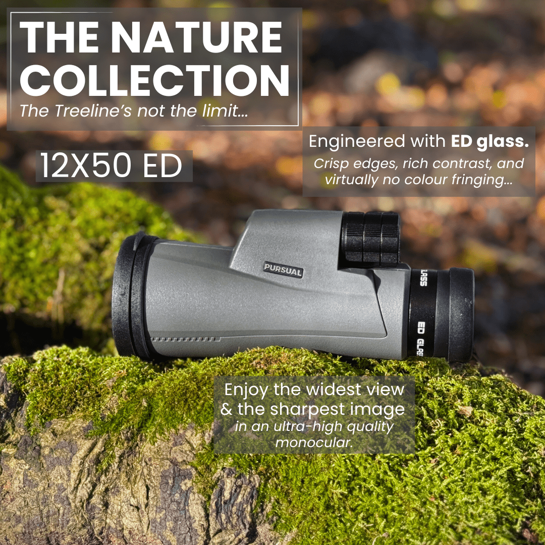 FOLLOWER 12x50 ED Monocular in Woodland Khaki - Pursual