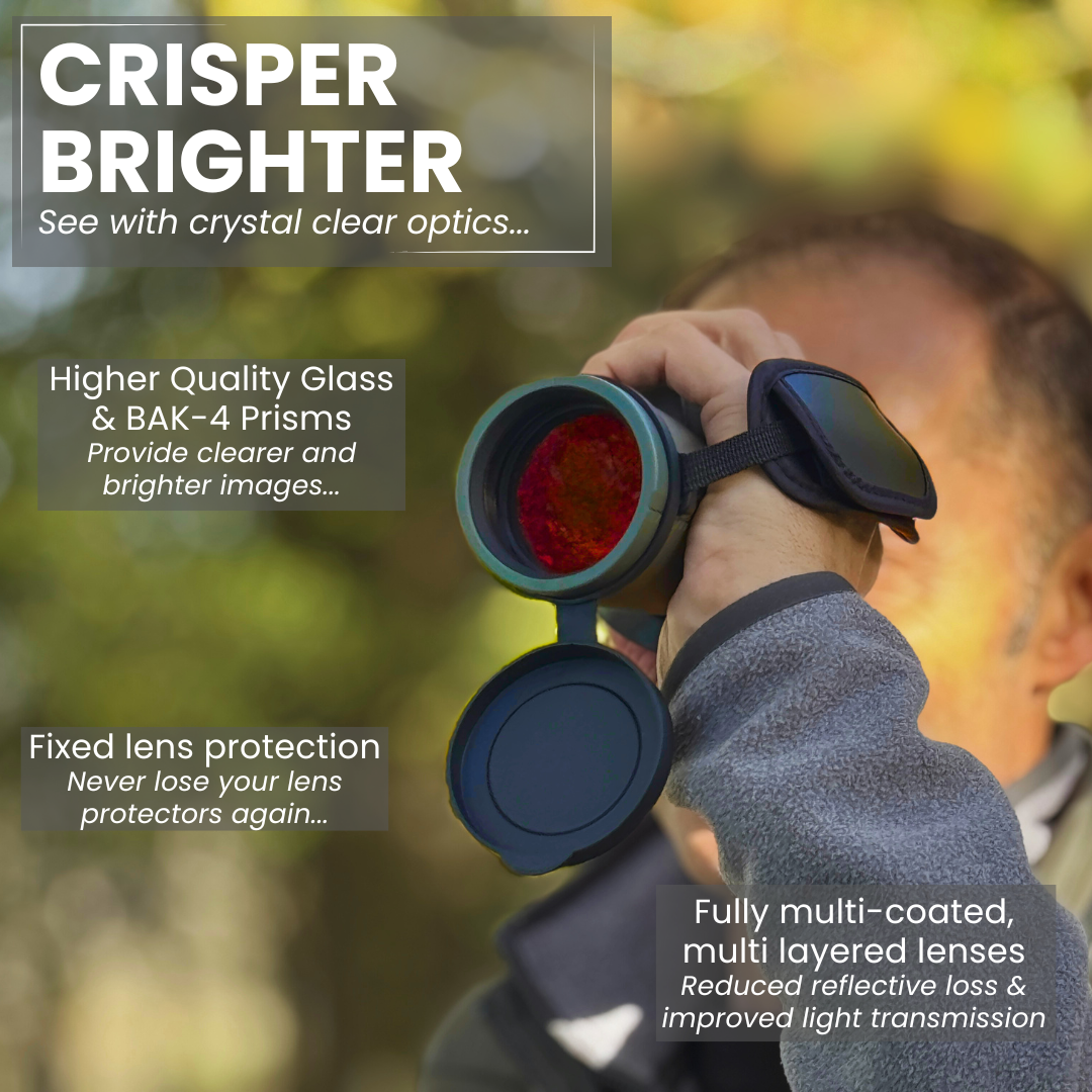 FOLLOWER 12x50 ED Monocular in Woodland Khaki