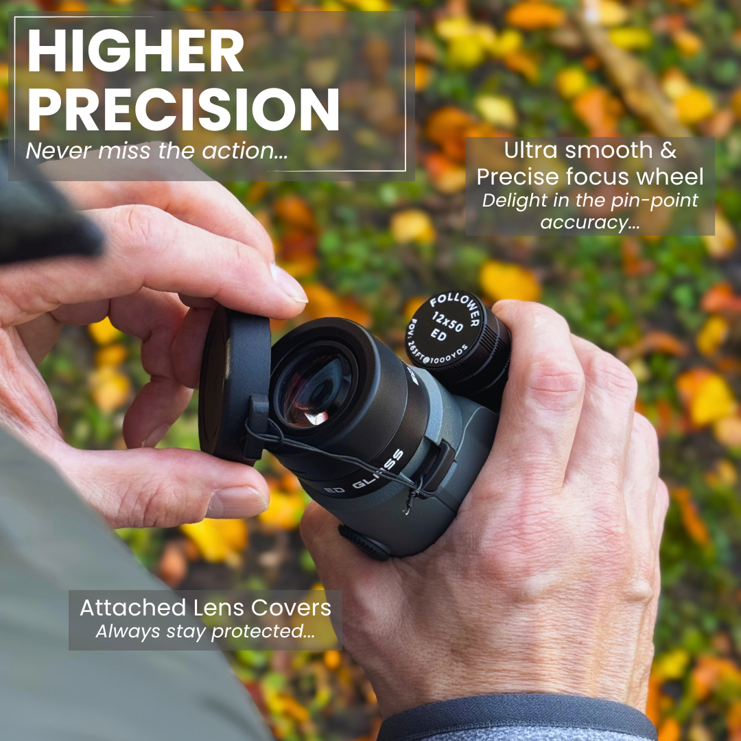 FOLLOWER 12x50 ED Monocular in Woodland Khaki