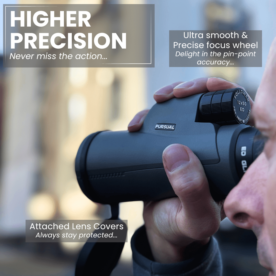 FOLLOWER 12x50 ED Monocular in Urban Grey - Pursual