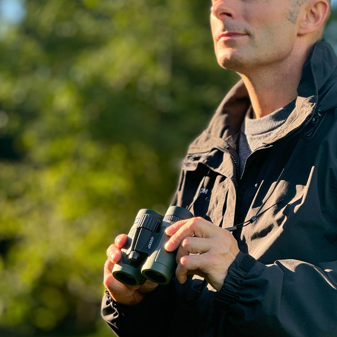 PROTOBIRD 8x32 HD Binoculars in Woodland Khaki