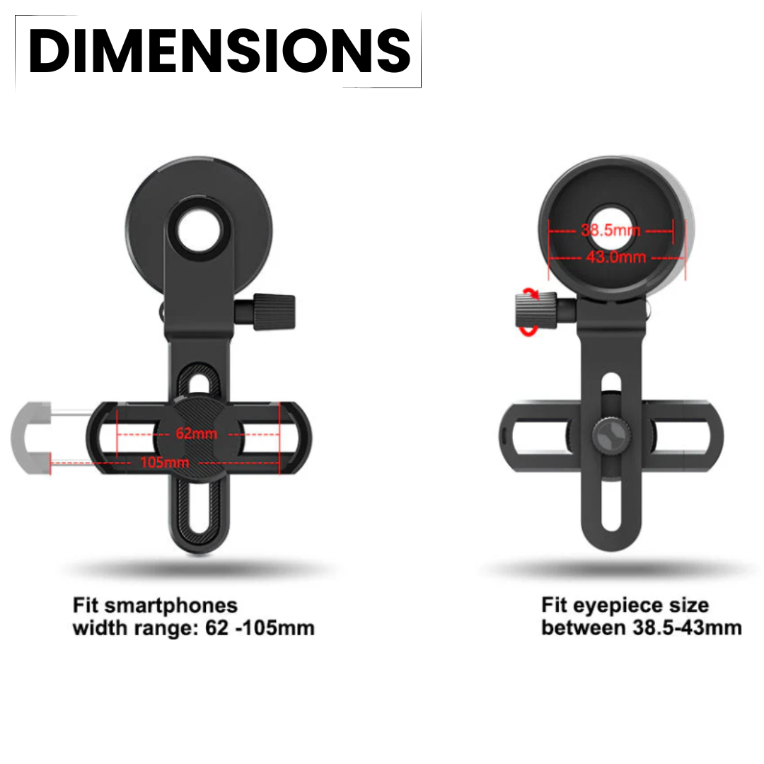 Explore New Worlds! Capture Amazing Moments with Your Optics Phone Adaptor