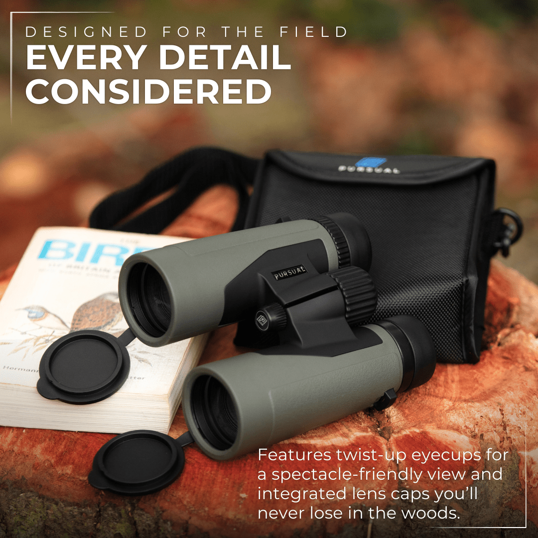 PROTOBIRD 8x42 HD Binoculars in Woodland Khaki - Pursual