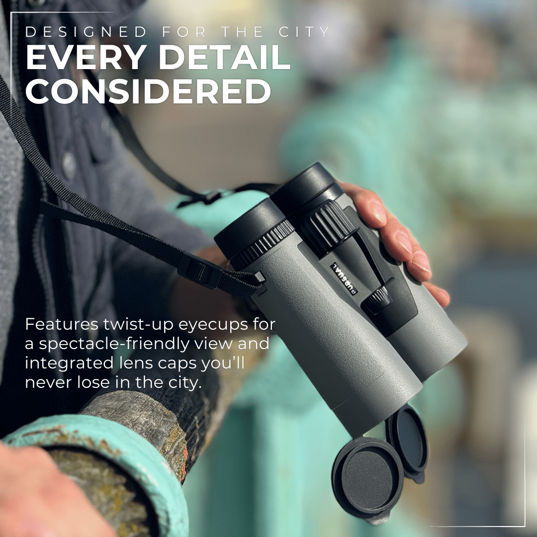 PROTOBIRD 8x42 HD Binoculars in Urban Grey - Pursual
