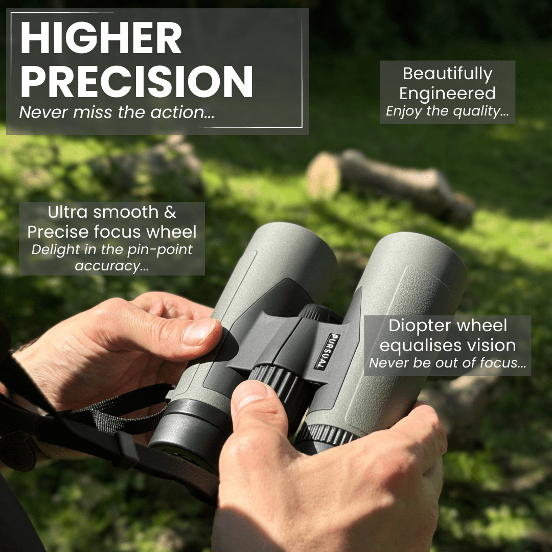 PROTOBIRD 10x42 HD Binoculars in Woodland Khaki - Pursual