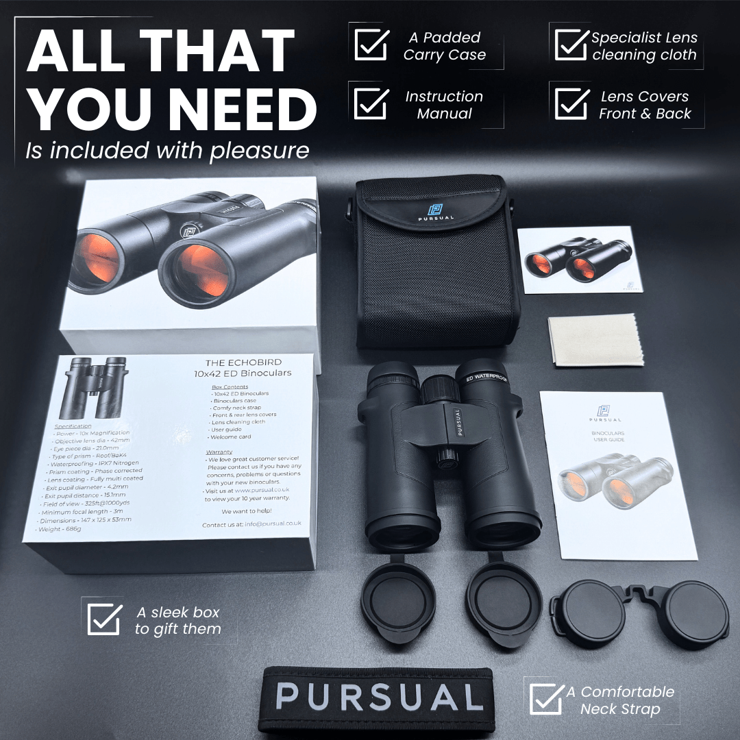 ECHOBIRD 10x42 ED Binoculars - Pursual