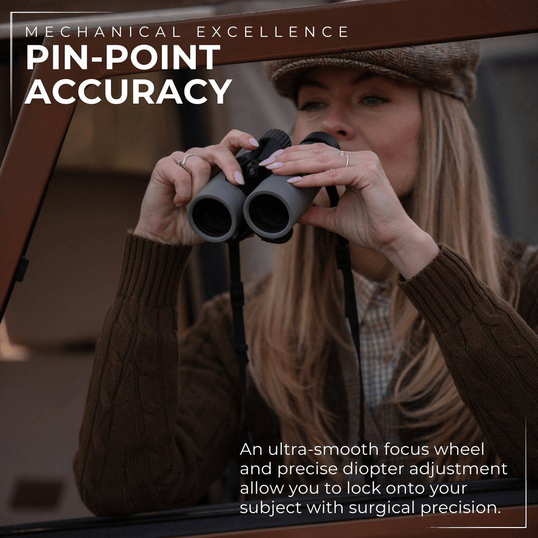 PROTOBIRD 8x42 HD Binoculars in Urban Grey - Pursual