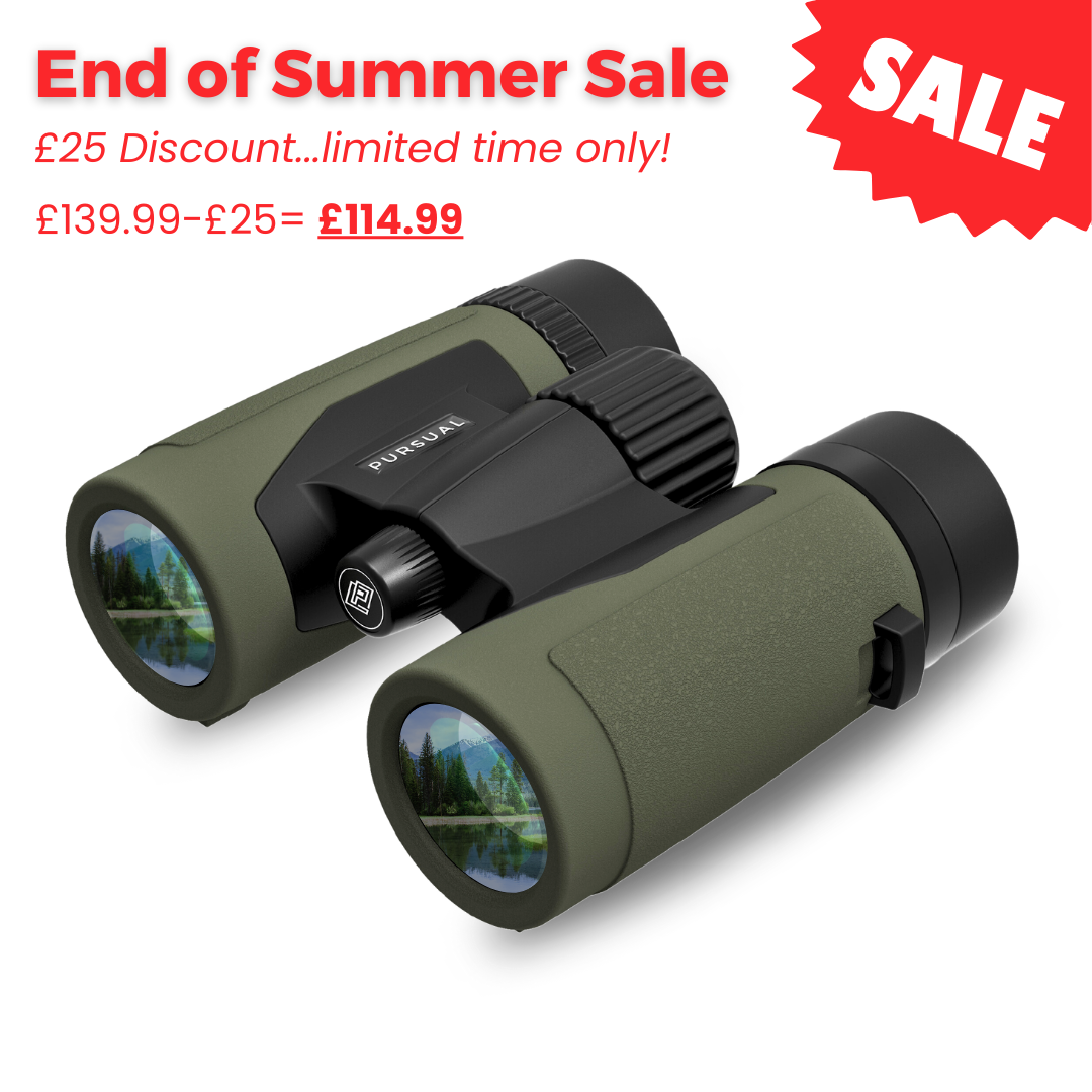 PROTOBIRD 8x32 HD Binoculars in Woodland Khaki