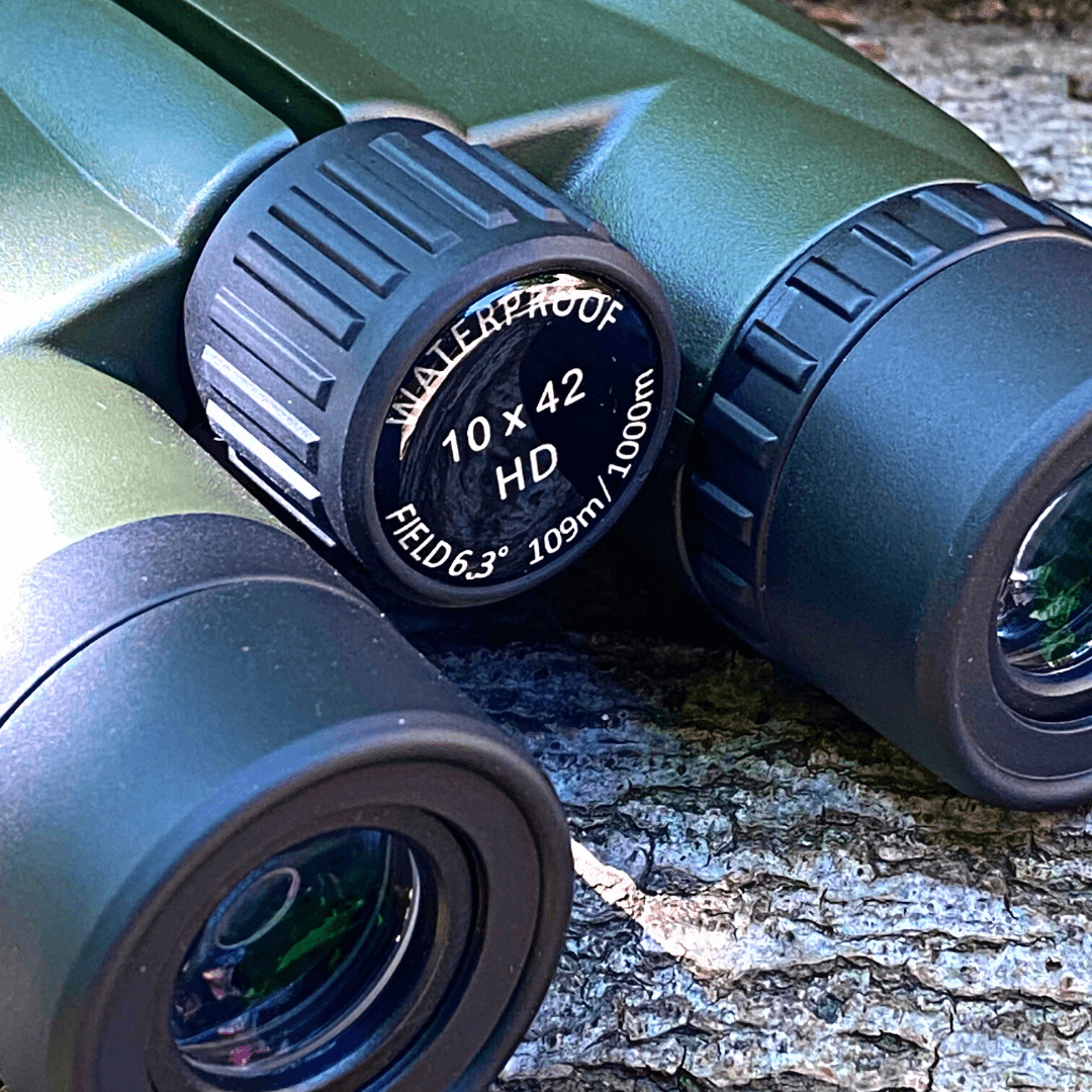 FOREFRONT 10x42 HD Binoculars in Forest Green - Pursual